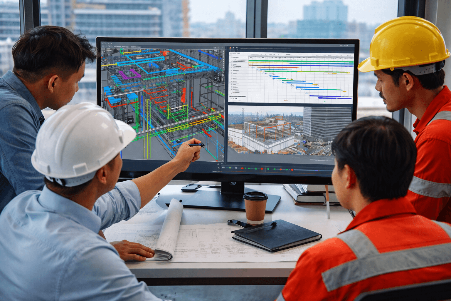 Engineers using BIM in CPME